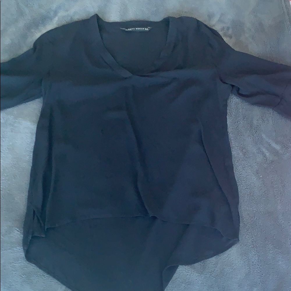 Transparent Zara blouse